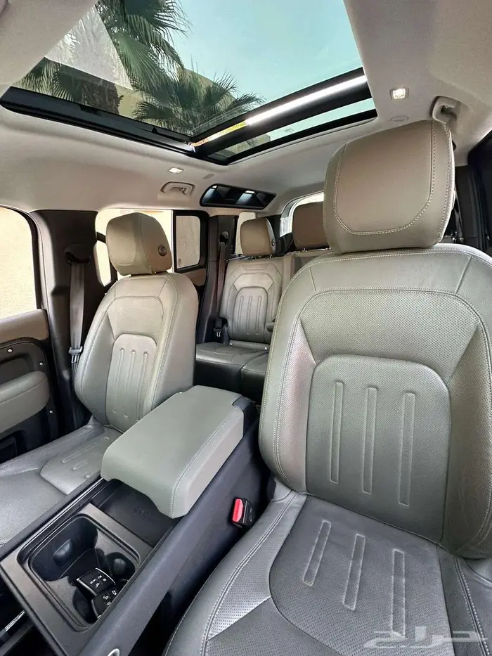 ديفندر 110 أسود مطفي 2022 عداد 105 بحالة الوكالة على الضمان 89