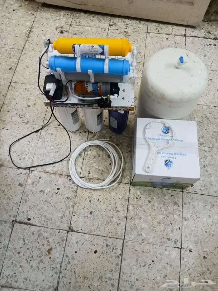 فلتر منزلي مستعمل 7مراحل بكامل اغراض 1