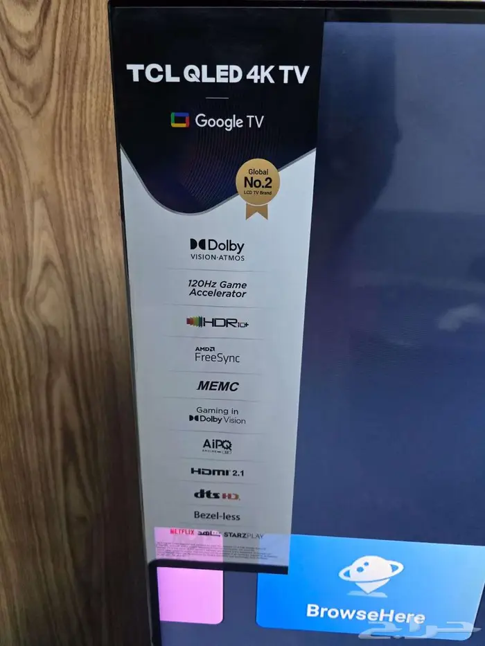 للبيع شاشه TCL 55 بوصه 4