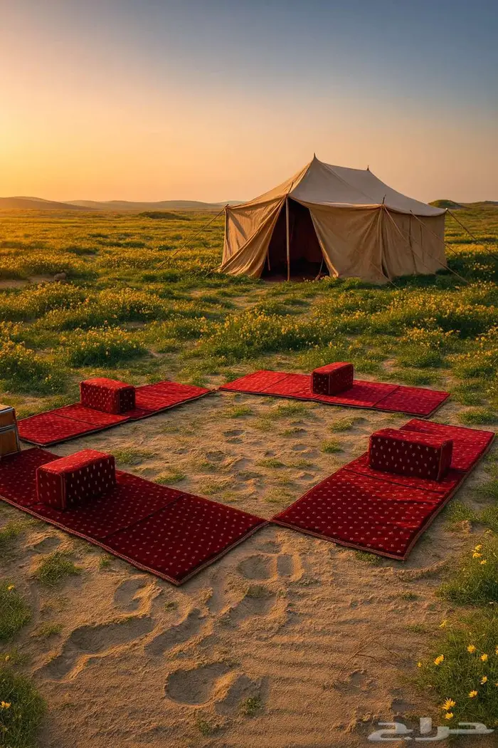 جلسات ومدات للرحلات والتخييم ماركة القناص العربي 4