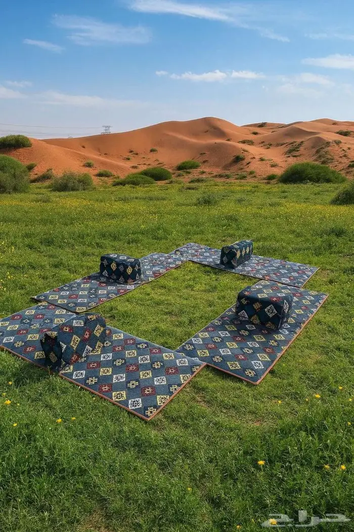 جلسات ومدات للرحلات والتخييم ماركة القناص العربي 10