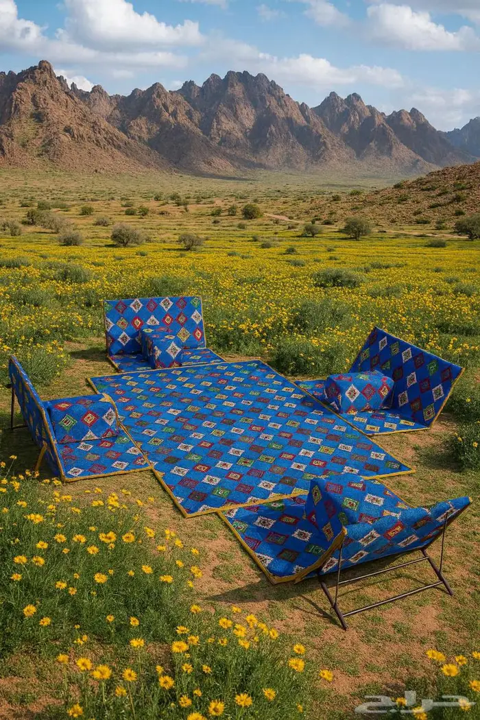 جلسات ومدات للرحلات والتخييم ماركة القناص العربي 2