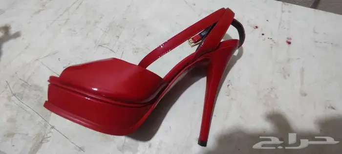 كعب عالي ايطالي جديد احمر مميز 1