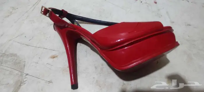 كعب عالي ايطالي جديد احمر مميز 4