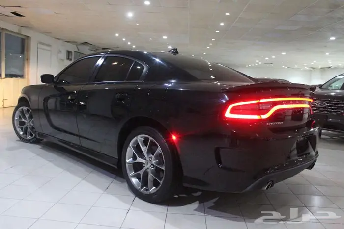 دودج تشارجر 2020 GT اسود بطاقة جمركية بوية بلدها 4