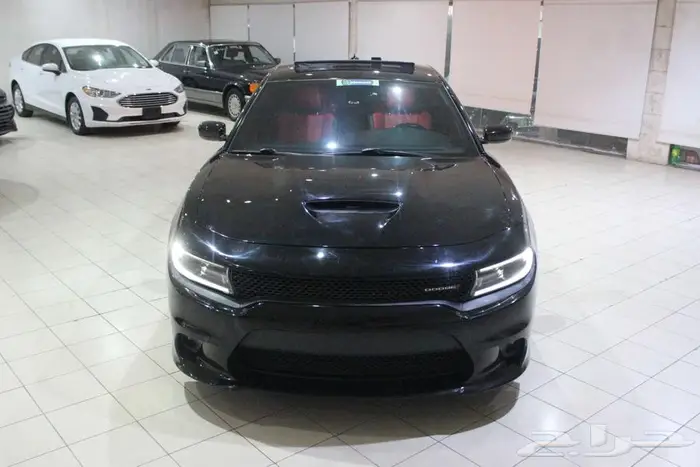 دودج تشارجر 2020 GT اسود بطاقة جمركية بوية بلدها 15
