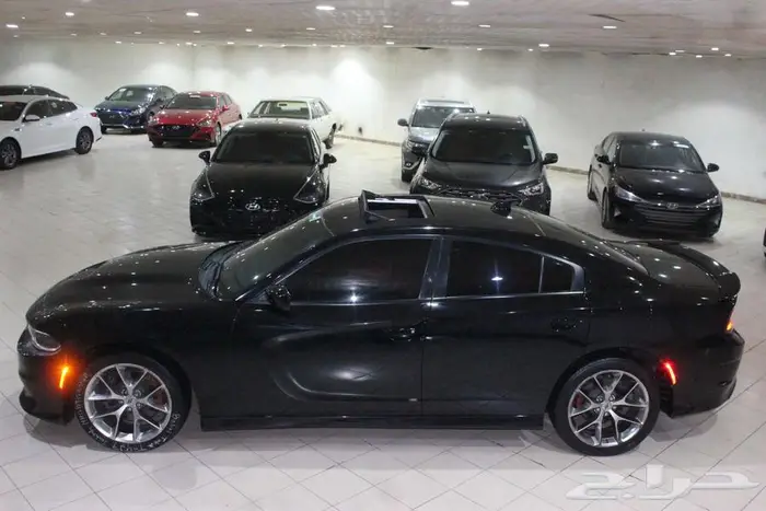 دودج تشارجر 2020 GT اسود بطاقة جمركية بوية بلدها 17