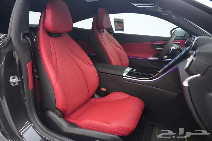 مرسيدس CLE 200 Coupe موديل 2026 أصفار خليجي رمادي أحمر 9