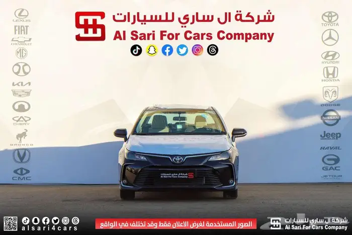 تويوتا كورلا XLI طيس مكينة 2.02025 اقساط بنوك وشركات 7