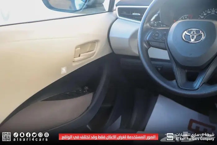 تويوتا كورلا XLI طيس مكينة 2.02025 اقساط بنوك وشركات 15