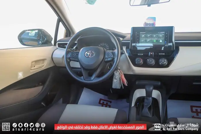 تويوتا كورلا XLI طيس مكينة 2.02025 اقساط بنوك وشركات 11