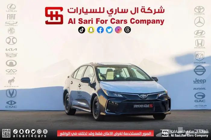 تويوتا كورلا XLI طيس مكينة 2.02025 اقساط بنوك وشركات 17