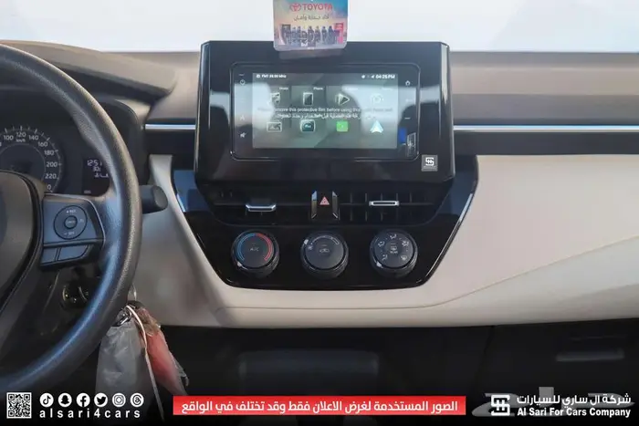 تويوتا كورلا XLI طيس مكينة 2.02025 اقساط بنوك وشركات 3