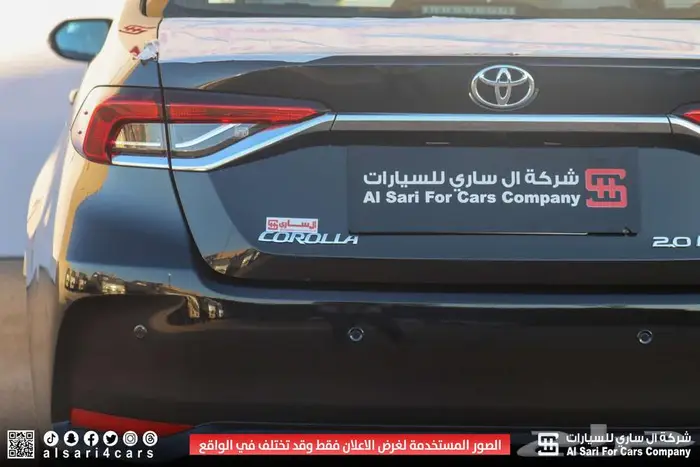 تويوتا كورلا XLI طيس مكينة 2.02025 اقساط بنوك وشركات 4