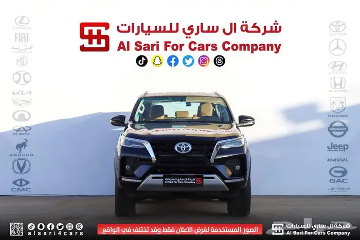 تويوتا فورشنر VX2 ديزل 2024 اقساط بنوك وشركات 0