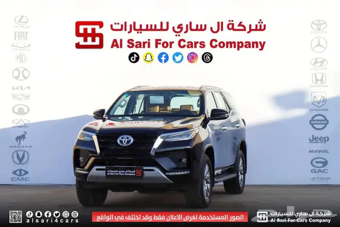 تويوتا فورشنر VX2 ديزل 2024 اقساط بنوك وشركات 3