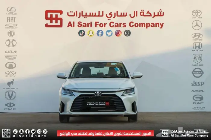 تويوتا يارس Y 2026 اقساط بنوك وشركات 0