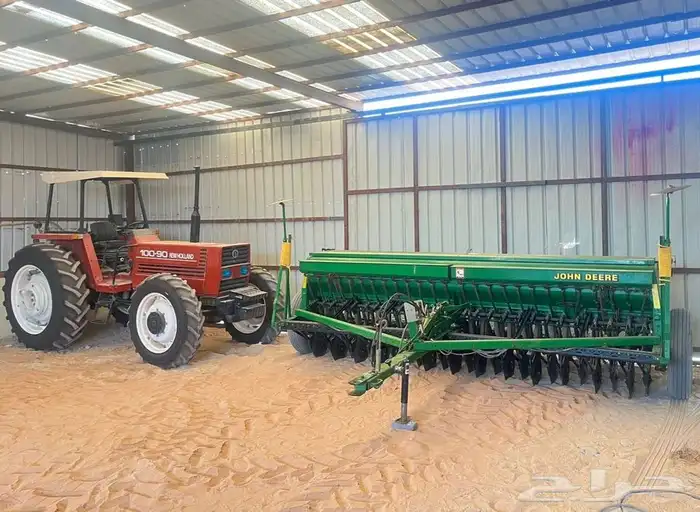 حراثه فيات 90 100 شبه جديده و بذاره جندير 0