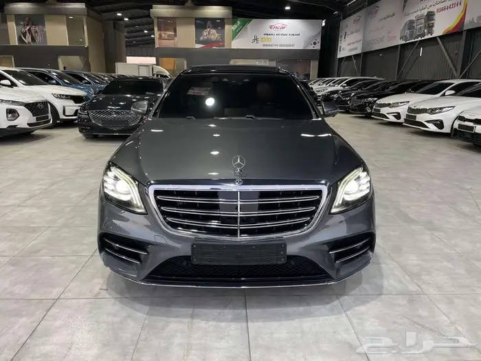 مرسيدس S450 مديل 2020 بطاقة جمركية استيراد كوريا 7