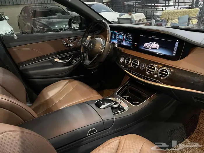 مرسيدس S450 مديل 2020 بطاقة جمركية استيراد كوريا 17