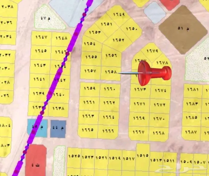 ارض للبيع فؤ تبوك حي الجامعة 1