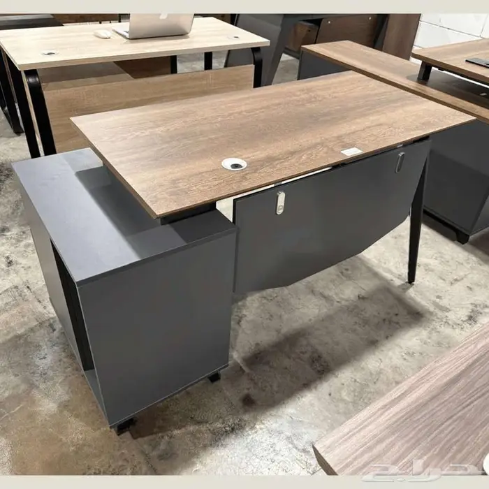 طاولات مكاتب مكتبية - للمنزل والمحلات - 120سم و 140سم 25