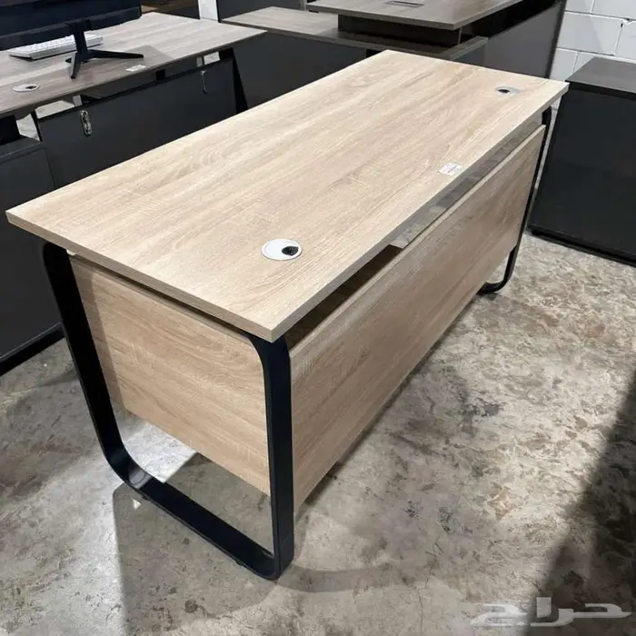 طاولات مكاتب مكتبية - للمنزل والمحلات - 120سم و 140سم 9