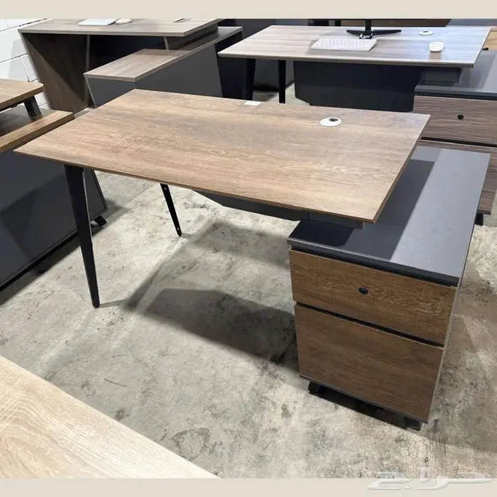 طاولات مكاتب مكتبية - للمنزل والمحلات - 120سم و 140سم 24