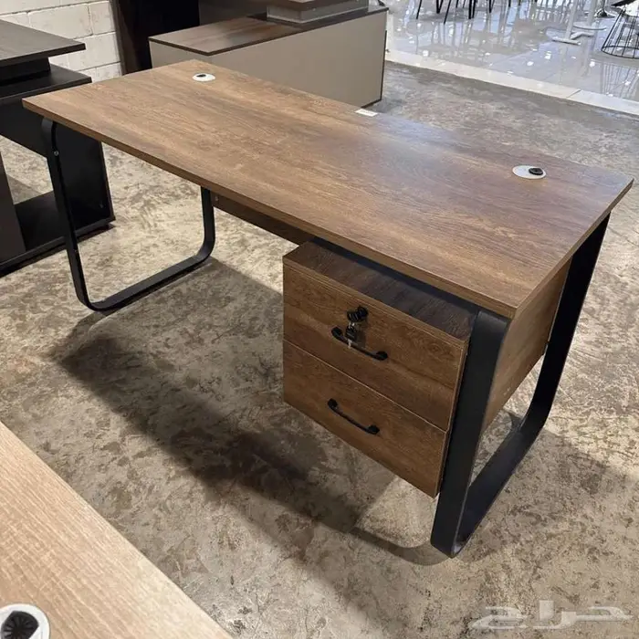 طاولات مكاتب مكتبية - للمنزل والمحلات - 120سم و 140سم 5