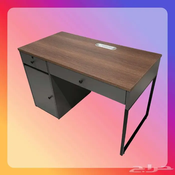 طاولات مكاتب مكتبية - للمنزل والمحلات - 120سم و 140سم 0