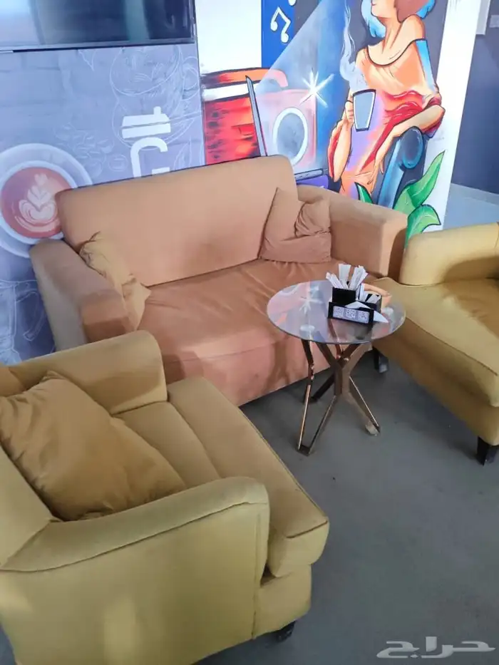 اغراض كافيه لاونج للبيع اغراض كافيه لاونج للبيع كامله 3