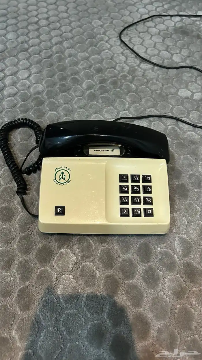 هاتف ثابت الهاتف السعودي قديم مخزن شبه جديد 0