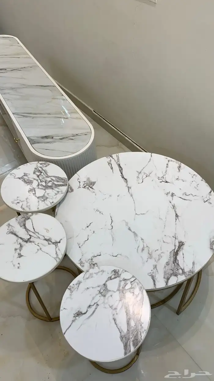 طاولة تلفزيون وطاولة زينه جديده 3