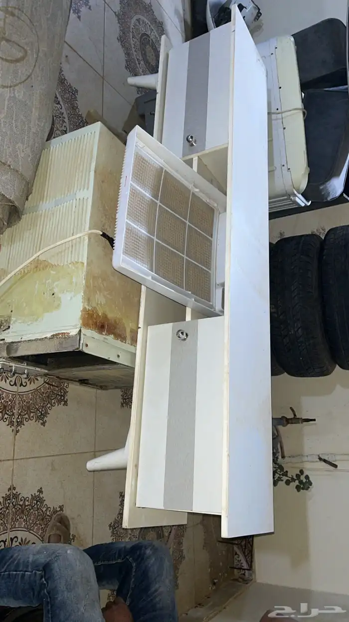 مكيف شغال بارد سرير ودولاب وغساله للبيع 0