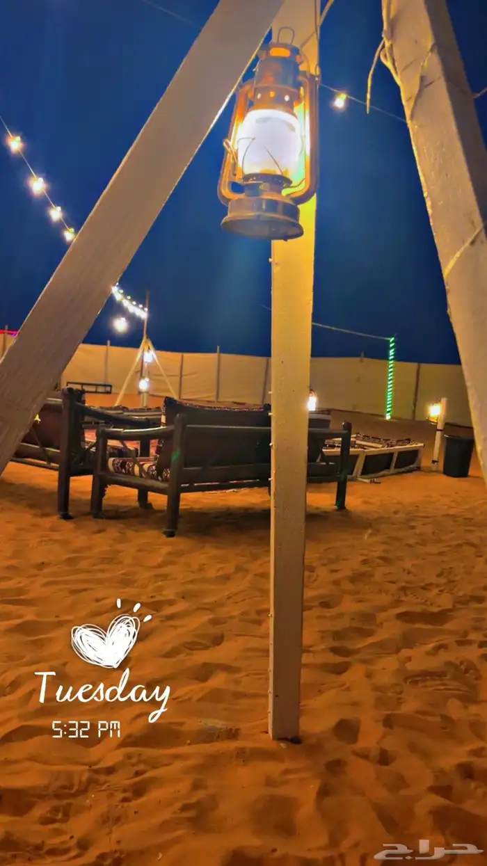 مخيم للايجار قسمين مكان جميل على رمل وطعوس الزوليات 3