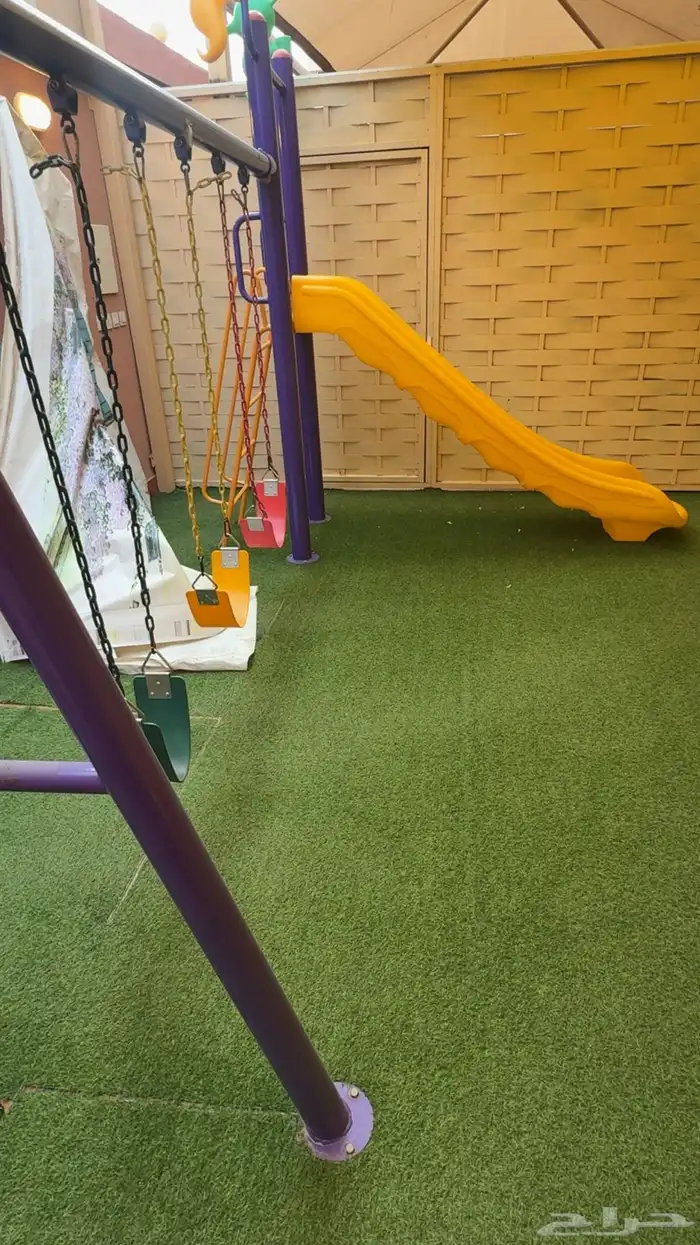 مراجيح وزحليقة مستورده نظيفة 1