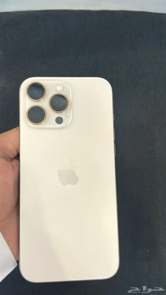 ايفون 16 برو ماكس لون صحراوي بطاريه 100 0