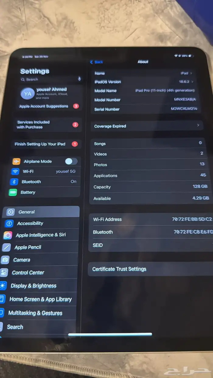 ايباد برو الجيل الرابع M2 4