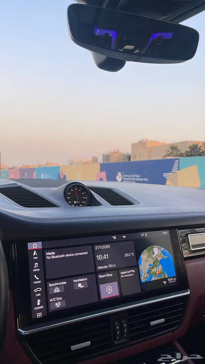 بورش كايين S 2020 سعودي سماكو   لون نادر   داخلي أحمر 5