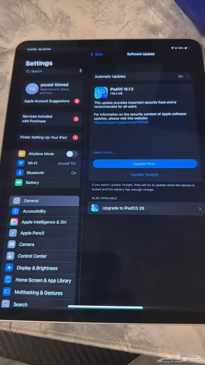 ايباد برو الجيل الرابع M2 2