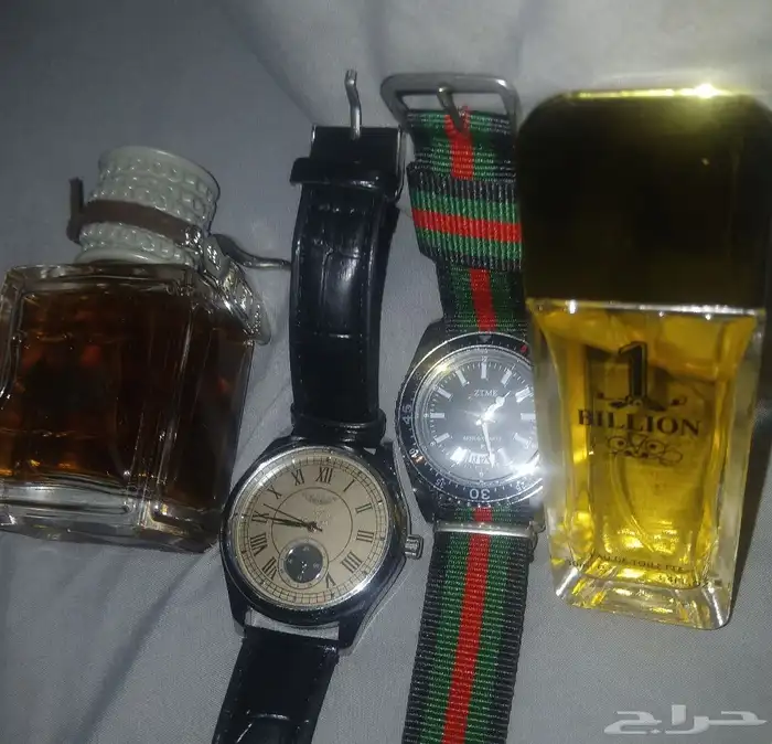 بكج كامل عسل جبلي شاي ازرق بنفسجي سدر.  ساعات عطور 23