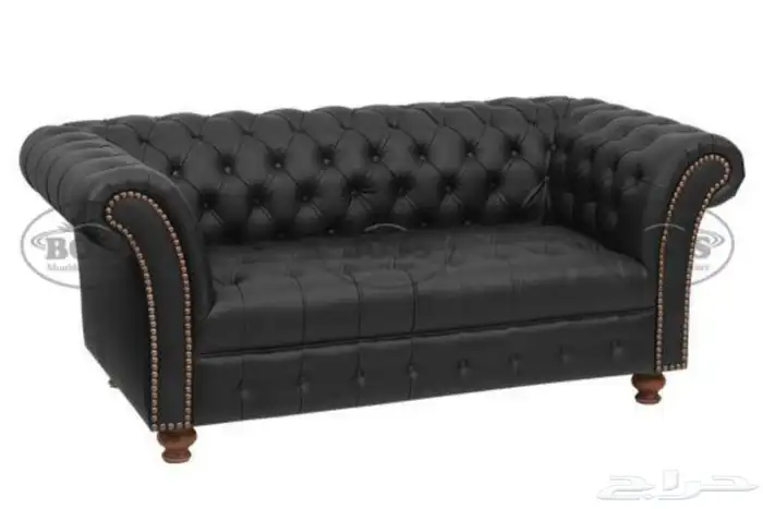 كنب جلد مكتبي كلاسيك امريكي و ملكي في كل الوان 7