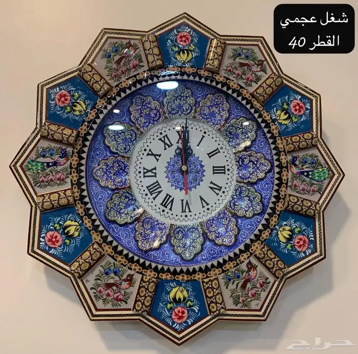 تحف خشب يدويه مصري ودمشقي وايراني مطعم بالصدف والنحاس انتيك 26