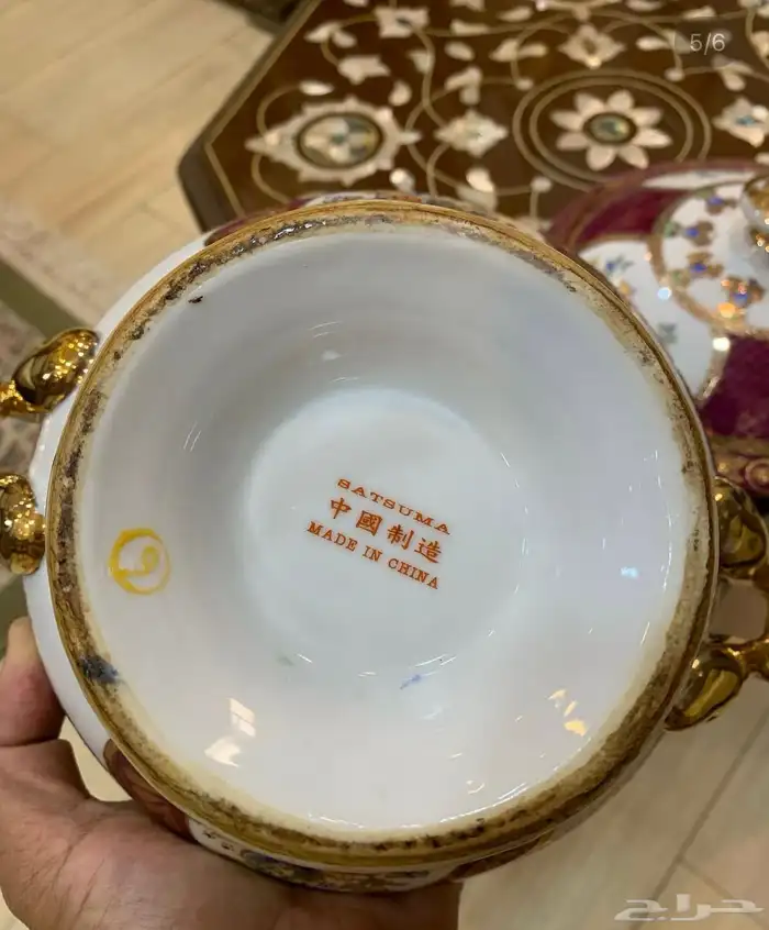 تحف خشب يدويه مصري ودمشقي وايراني مطعم بالصدف والنحاس انتيك 31