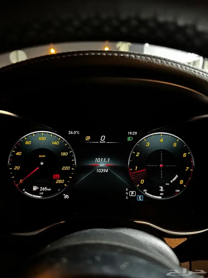 مرسيدس C200 2020 كت AMG مخزن ممشى 10 الاف 6