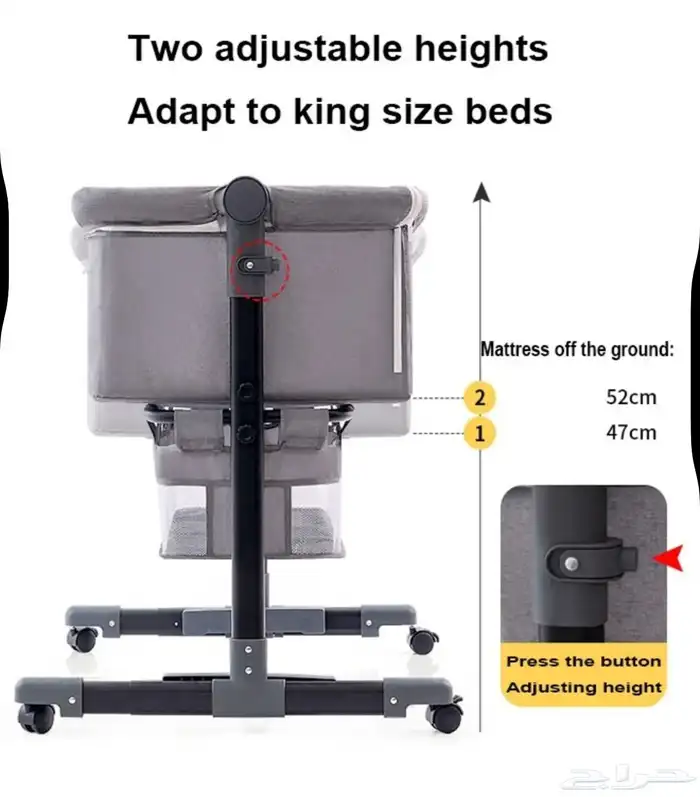 سرير اطفال جديد 3 في 1 3