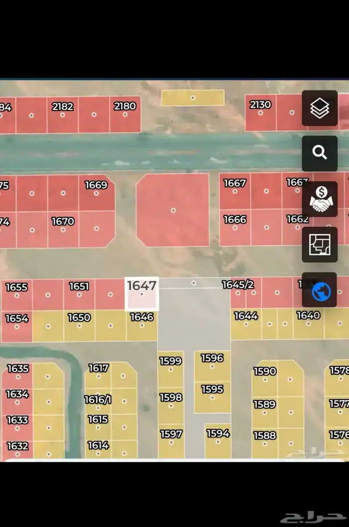 ارض للايجار حي عريض 0