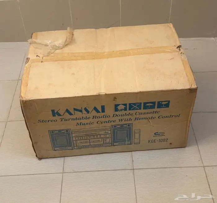 مسجل KANSAI ومشغل اسطوانة جديد بكرتونه 0
