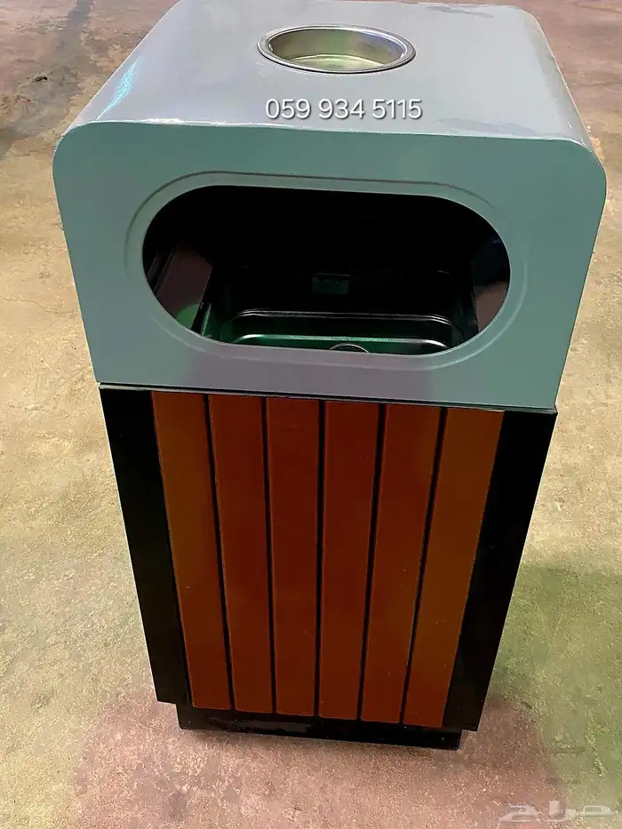 سلة نفايات داخل وخارج الأماكن ديكورية سعة كبيرة جودة عالية 8