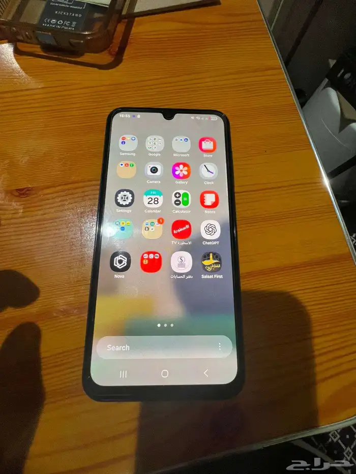 سامسونج A15. بحاله ممتازه 128 جيجا شاريه من جرير بالكرتونه 1